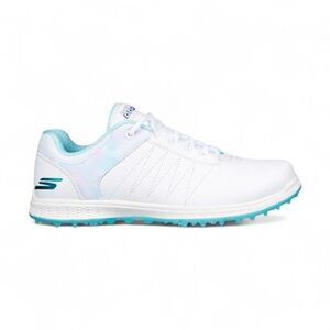 Skechers Women's GO GOLF Pivot Splash Golf Shoes White/Multi 7.5